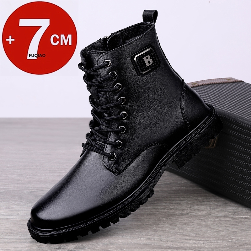Men's Genuine Leather Elevator - Men'S Accessories Leather ulasan dan harga