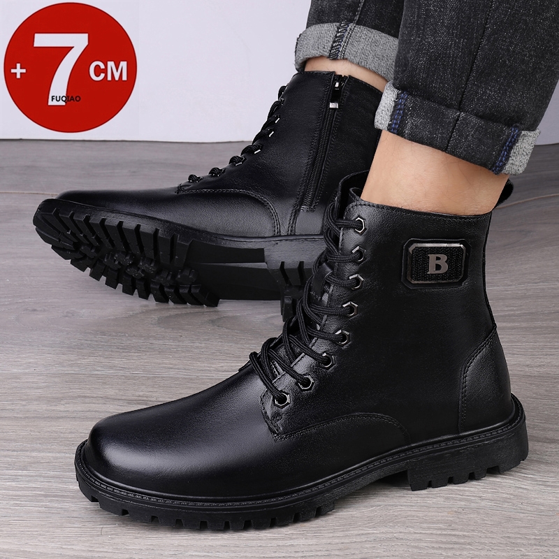 Men's Genuine Leather Elevator - Men'S Accessories Leather ulasan dan harga