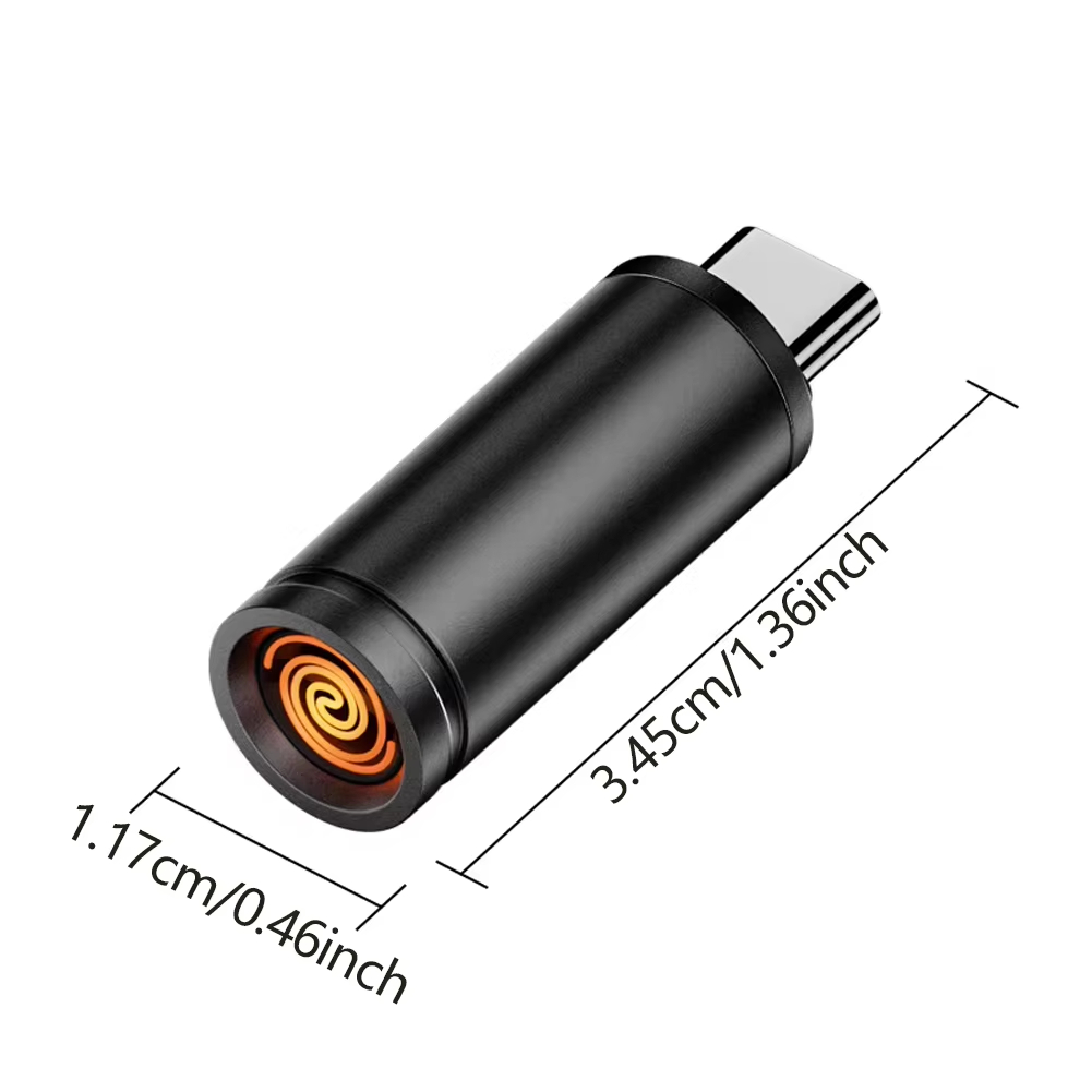 Mini Type-C Mobile Phone Cigar - Lighter Windproof ulasan dan harga