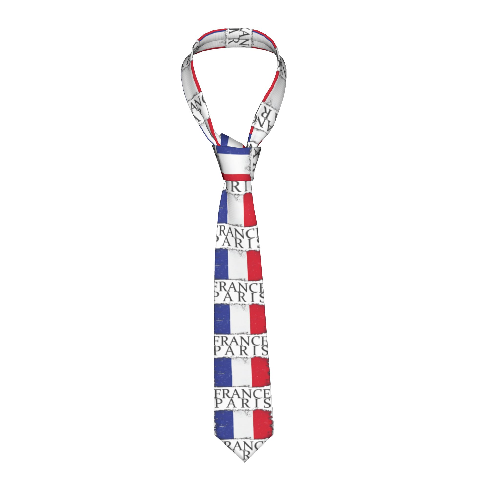Men's Tie France Flag Capital  - Men'S Accessories Paris ulasan dan harga