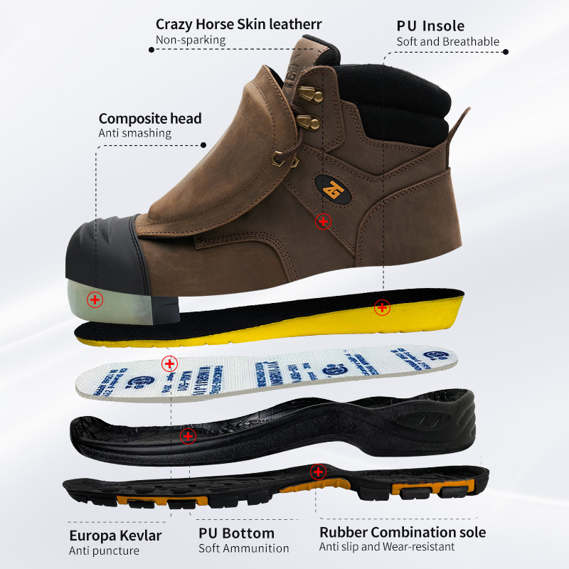 Genuine Leather Work Safety Bo - Men'S Accessories Leather ulasan dan harga