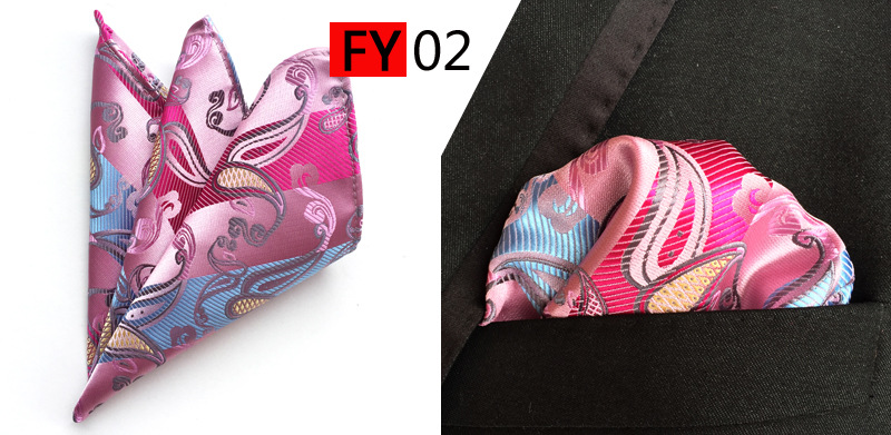 Fashion Bright Print Silk Pock - Men'S Accessories Office ulasan dan harga