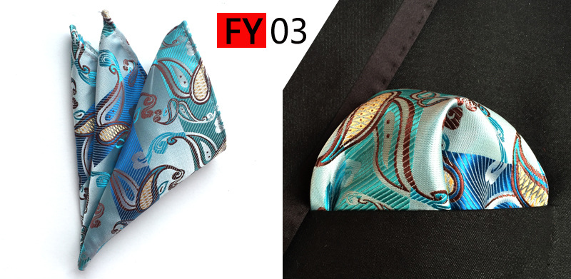 Fashion Bright Print Silk Pock - Men'S Accessories Office ulasan dan harga