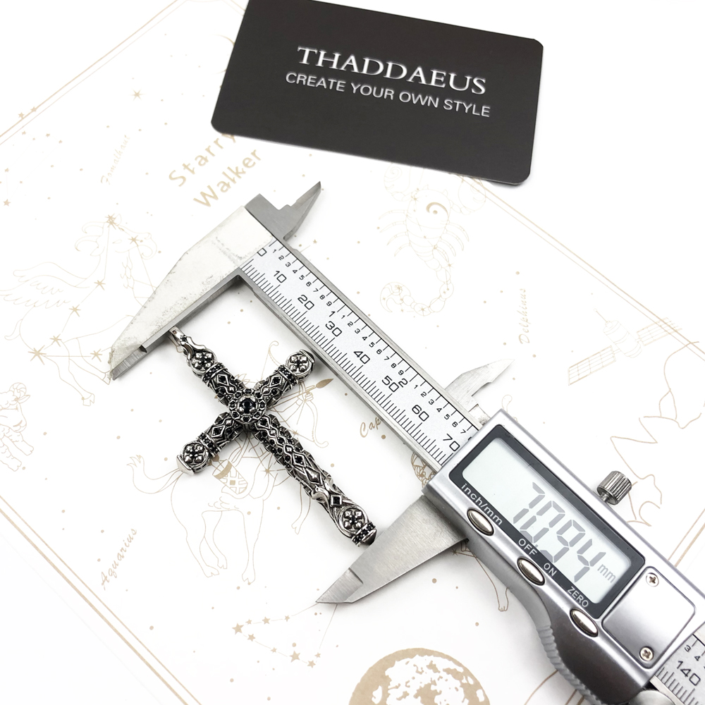 Richly Ornamented Cross Pendan - Men'S Accessories Jewelry Brands ulasan dan harga