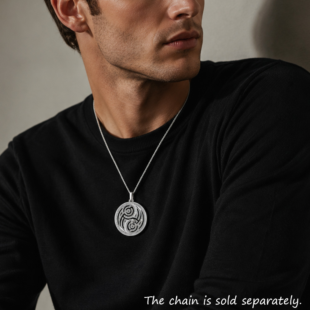 Panther Maze Round Pendant Bra - Men'S Accessories Jewelry Brands ulasan dan harga