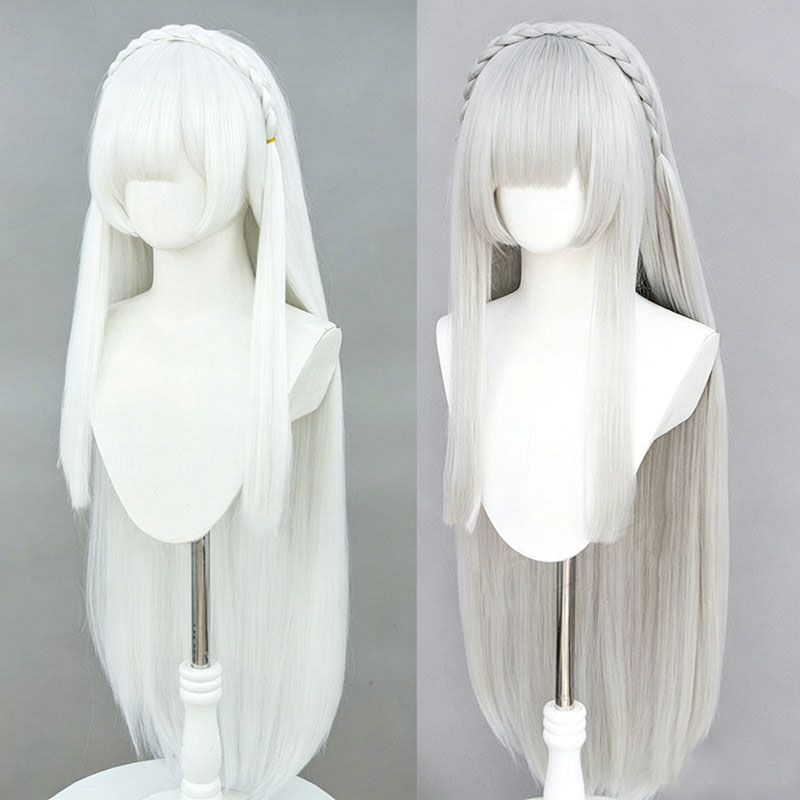 Anime Re:Zero Emilia Cosplay W - Men Accessories In Silver ulasan dan harga