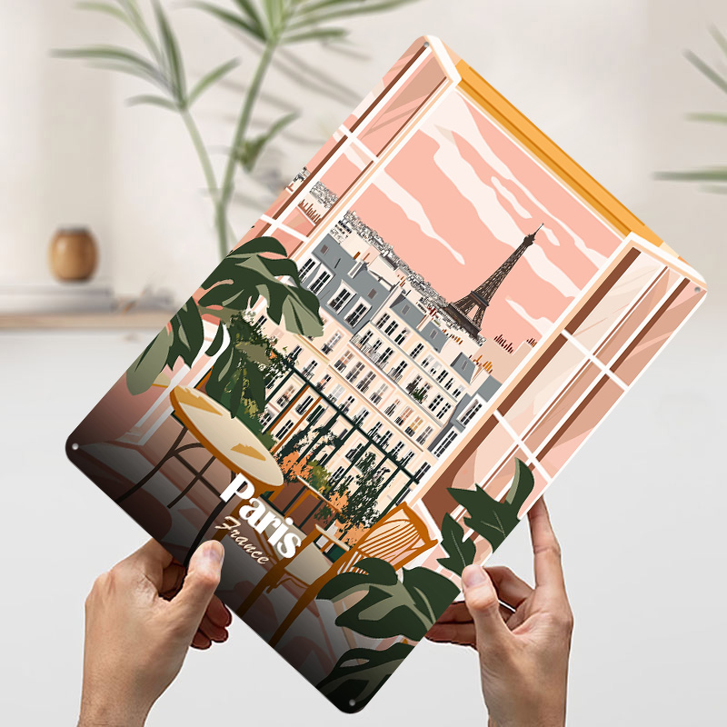 Paris Balcony View Metal Poste - Men'S Accessories Paris ulasan dan harga