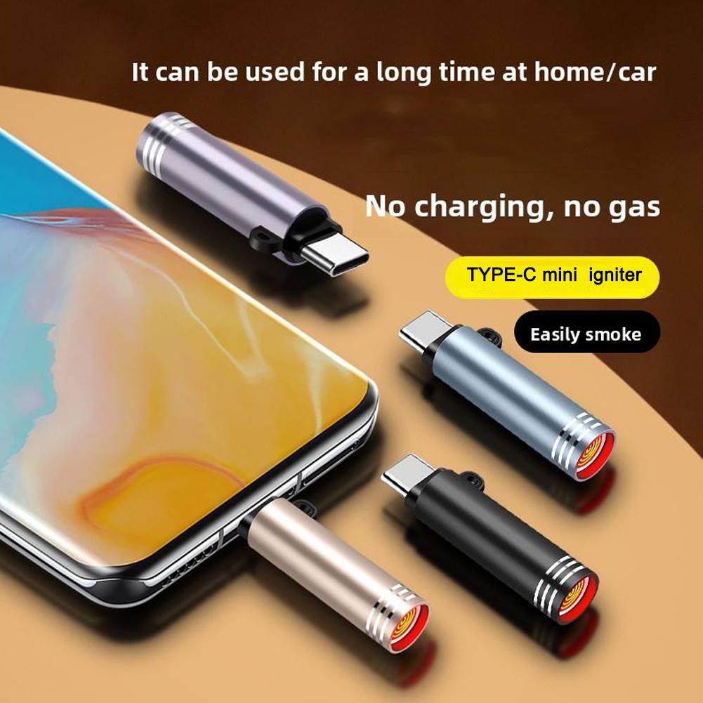 Type C Mini Lighter Blow to Ig - Lighter Windproof ulasan dan harga