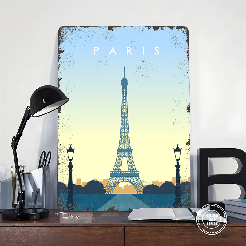 Paris 3D Texture Printed Poste - Men'S Accessories Paris ulasan dan harga
