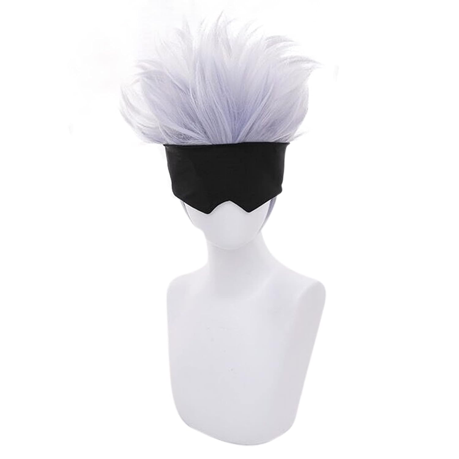 Black Blindfold + Short Wavy C - Men Accessories In Silver ulasan dan harga