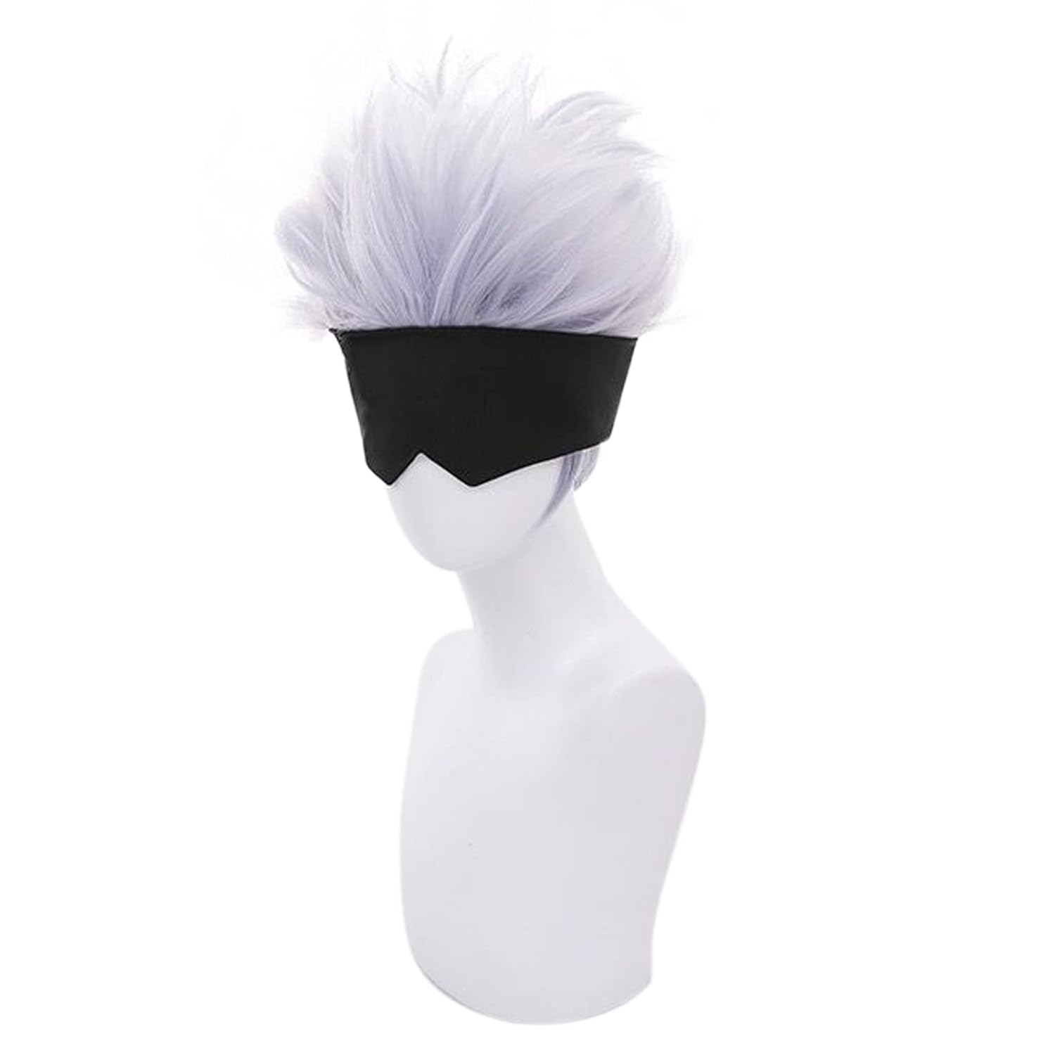 Black Blindfold + Short Wavy C - Men Accessories In Silver ulasan dan harga