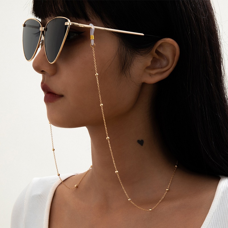 Mask Sunglasses Chains for Wom - Men Accessories In Silver ulasan dan harga