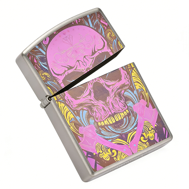 Pink Skull Titanium Alloy Ligh - Lighter Windproof ulasan dan harga