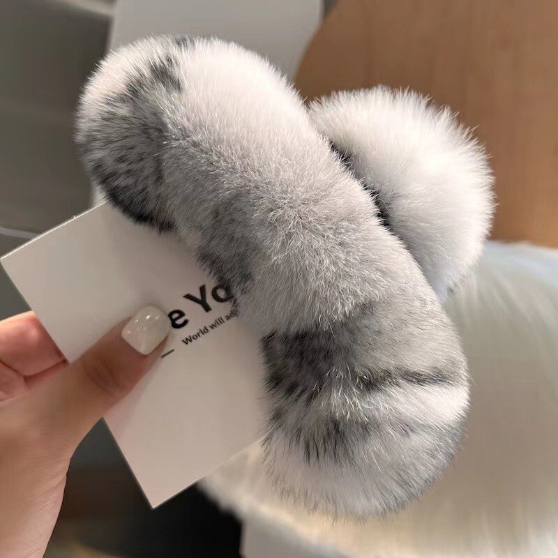Real Rex rabbit hair large hai - Men Accessories In Silver ulasan dan harga