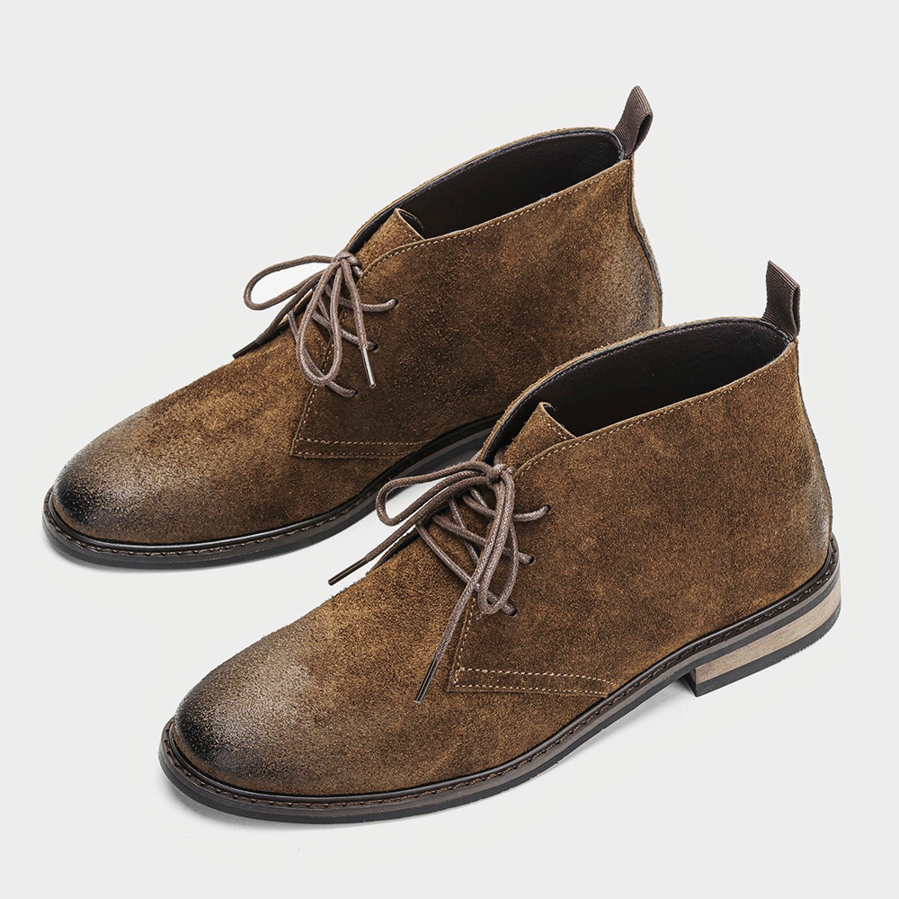 Leather Boots Retro Comfortabl - Men'S Accessories Leather ulasan dan harga