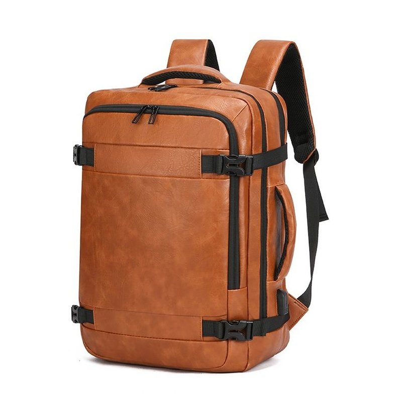 2027 NEW  Men Backpack PU Leat - Men'S Accessories Backpack ulasan dan harga