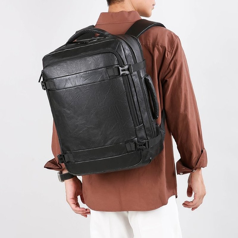 2027 NEW  Men Backpack PU Leat - Men'S Accessories Backpack ulasan dan harga