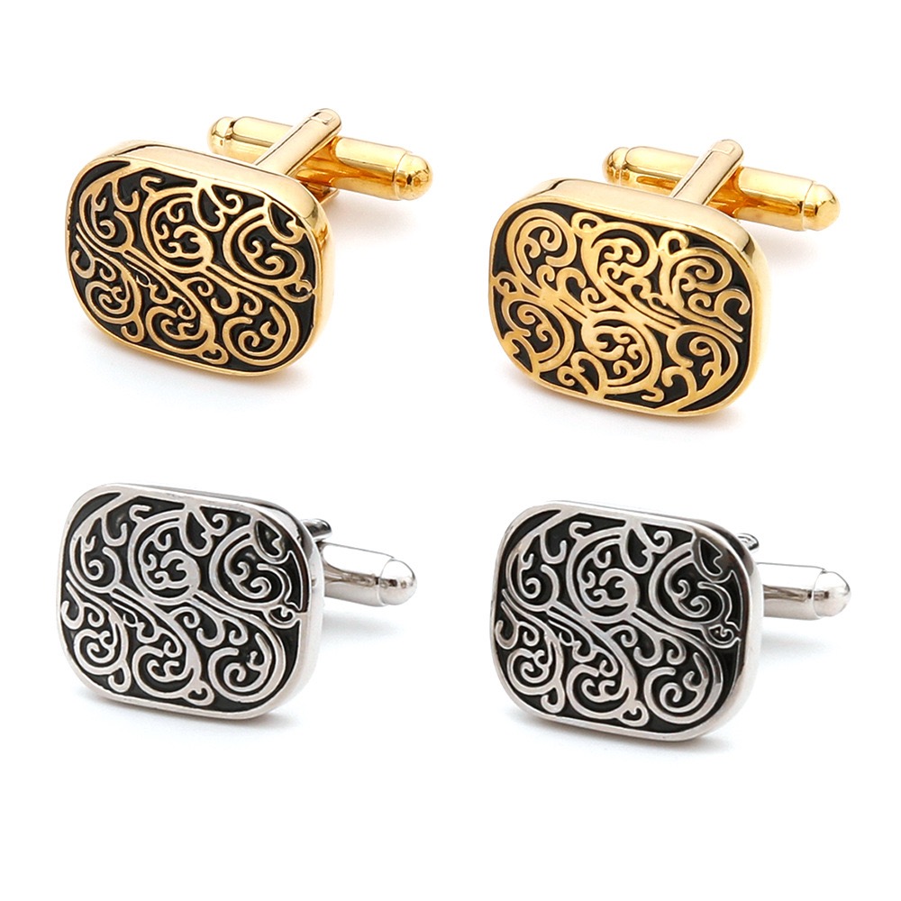 High Quality Gold Cufflinks Vi - Men'S Accessories Office ulasan dan harga