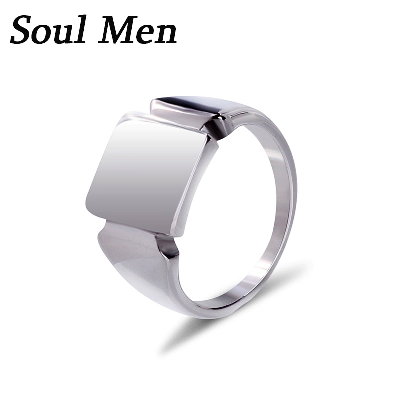 Soul Men Titanium Steel Rings  - Signet Ring Men ulasan dan harga