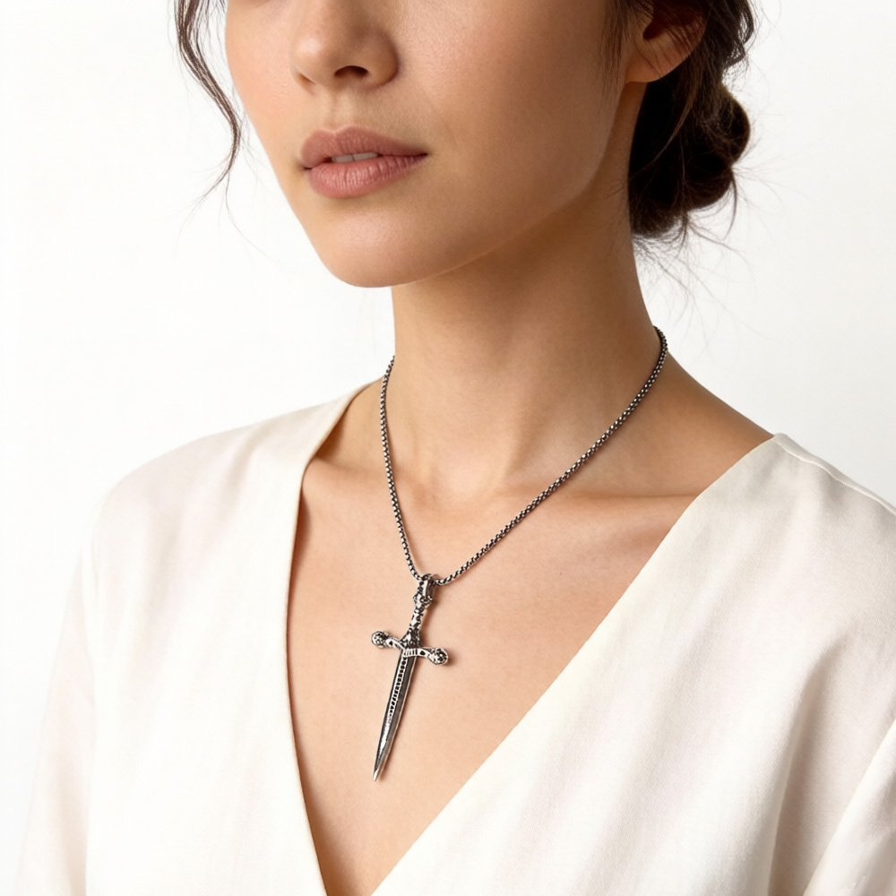 Pendant Skull Sword,Brand New  - Men'S Accessories Jewelry Brands ulasan dan harga