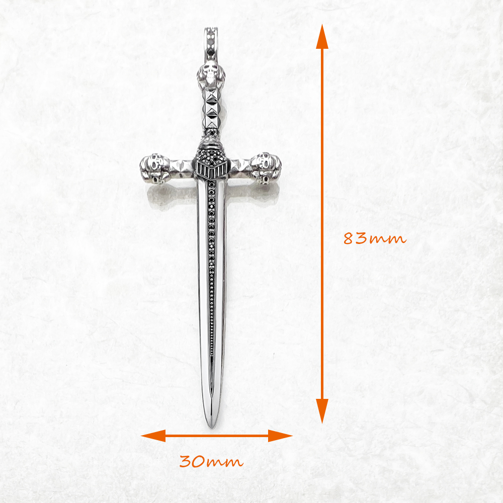 Pendant Skull Sword,Brand New  - Men'S Accessories Jewelry Brands ulasan dan harga