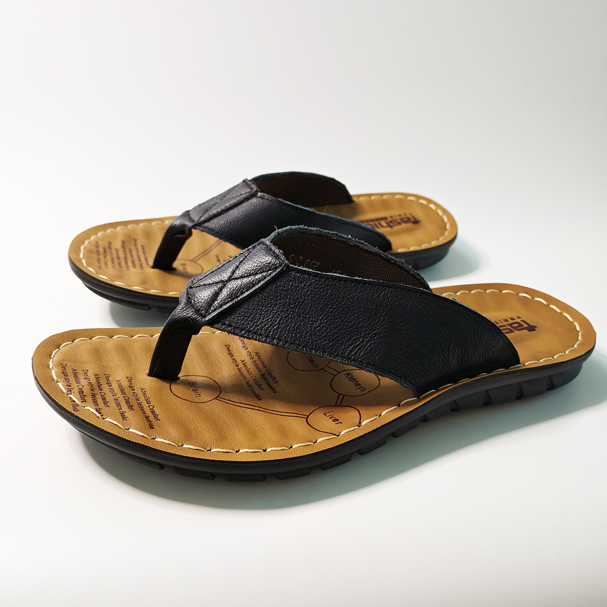 Summer Shoes Men Slippers Genu - Men'S Accessories Leather ulasan dan harga