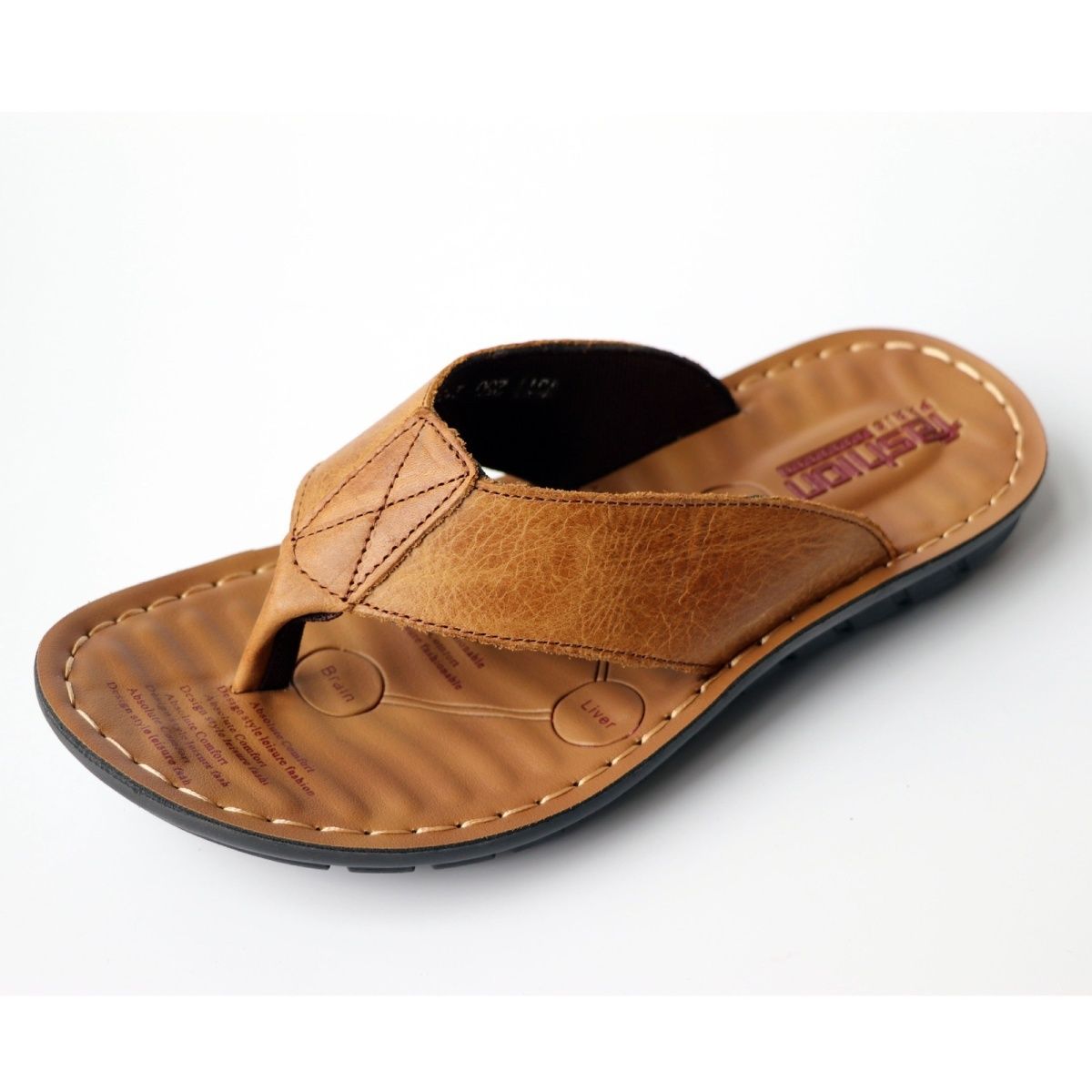 Summer Shoes Men Slippers Genu - Men'S Accessories Leather ulasan dan harga