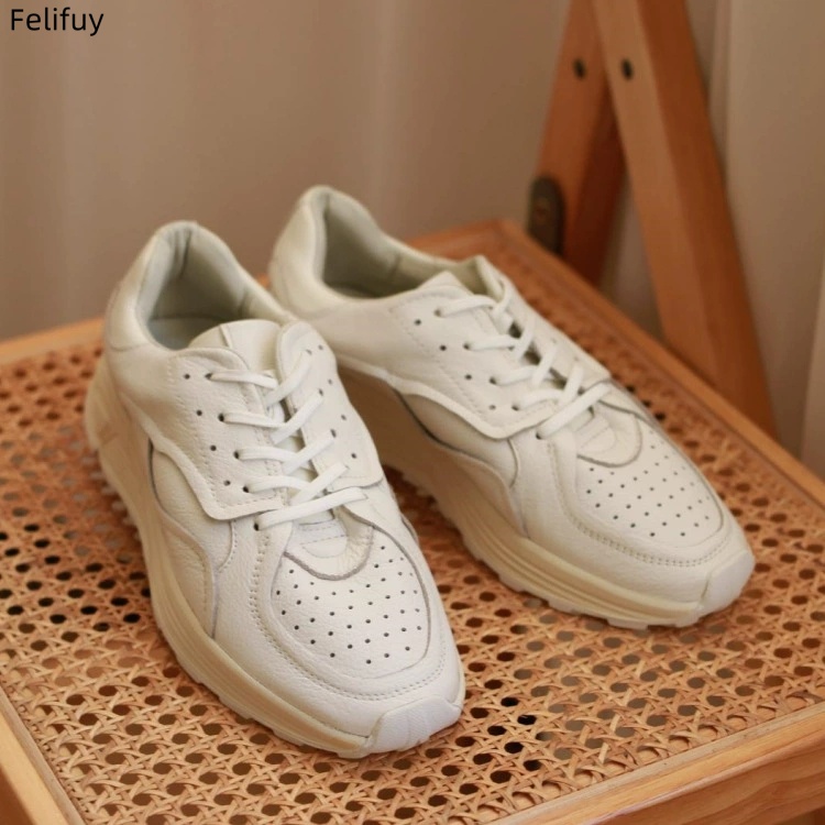 Round-toe Lace-up Casual White - Men'S Accessories Leather ulasan dan harga