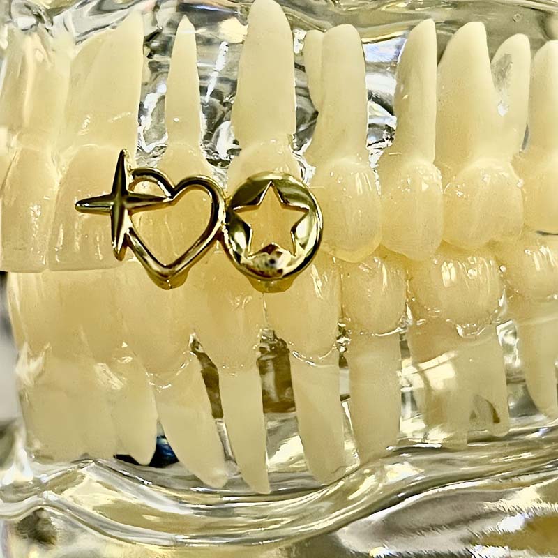 Punk Hip Hop Hollow Heart Teet - Men Accessories In Silver ulasan dan harga