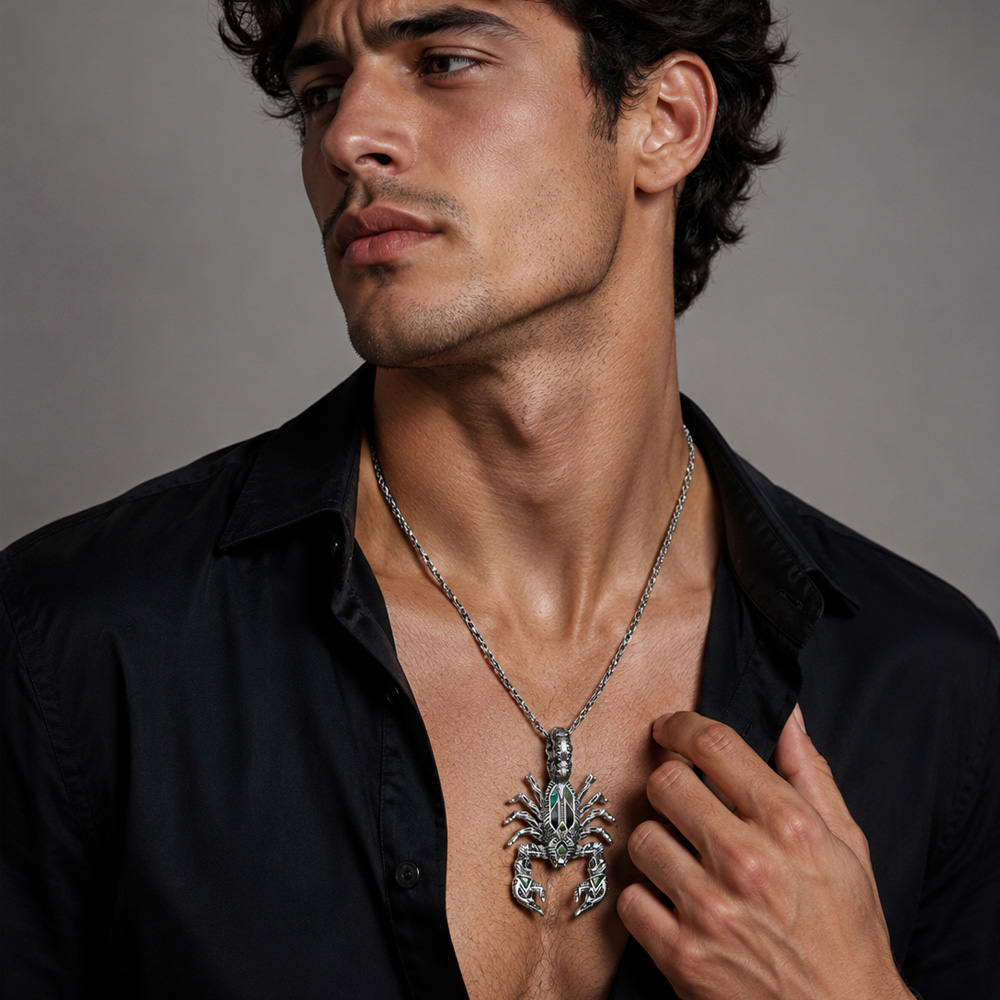 Pendant Scorpion Brand New Per - Men'S Accessories Jewelry Brands ulasan dan harga