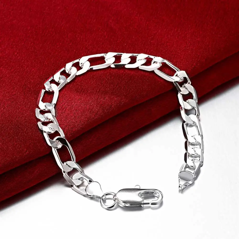 925 sterling Silver classic 8M - Men'S Accessories Office ulasan dan harga