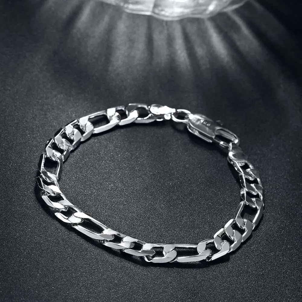 925 sterling Silver classic 8M - Men'S Accessories Office ulasan dan harga