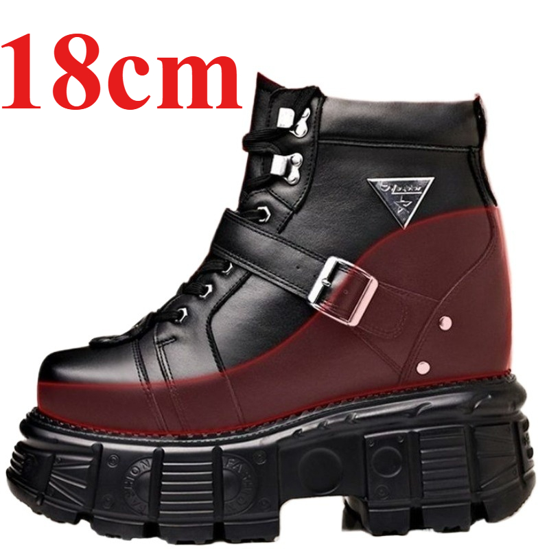 Genuine Leather Motorcycle Boo - Men'S Accessories Leather ulasan dan harga