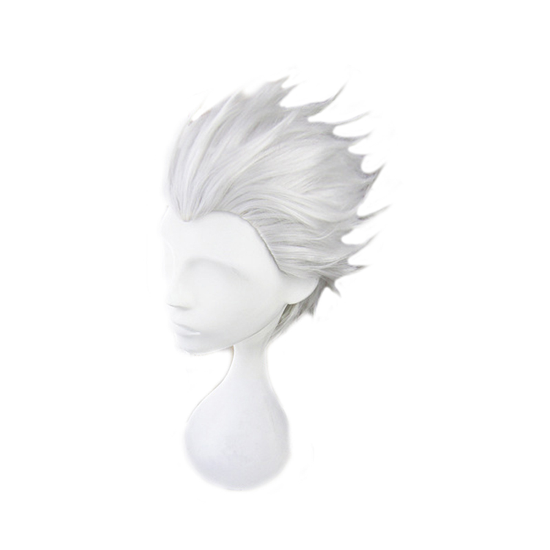 Vergil Cosplay Wig Short Silve - Men Accessories In Silver ulasan dan harga