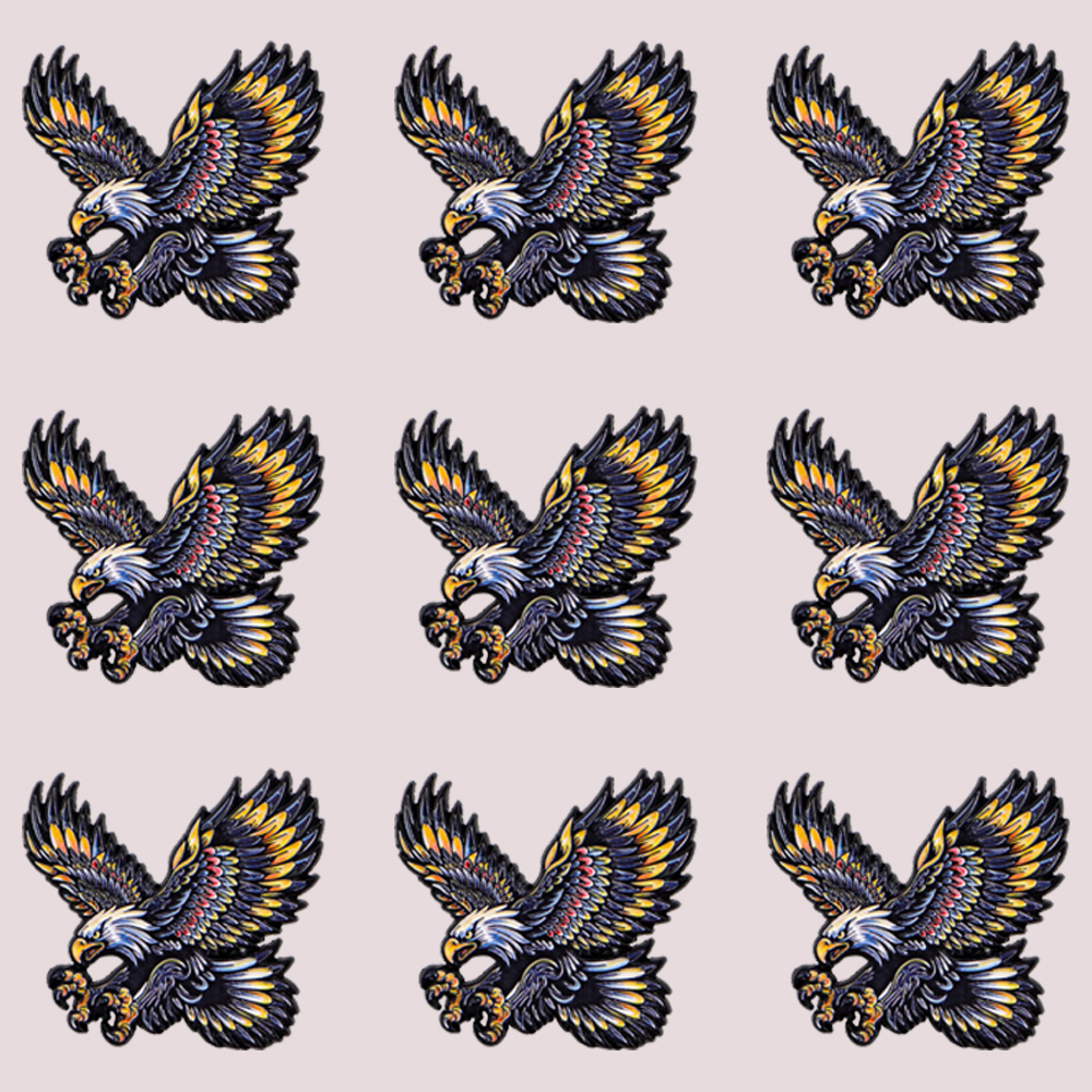 9pcs Flying Eagle Enamel Pin B - Men'S Accessories Backpack ulasan dan harga