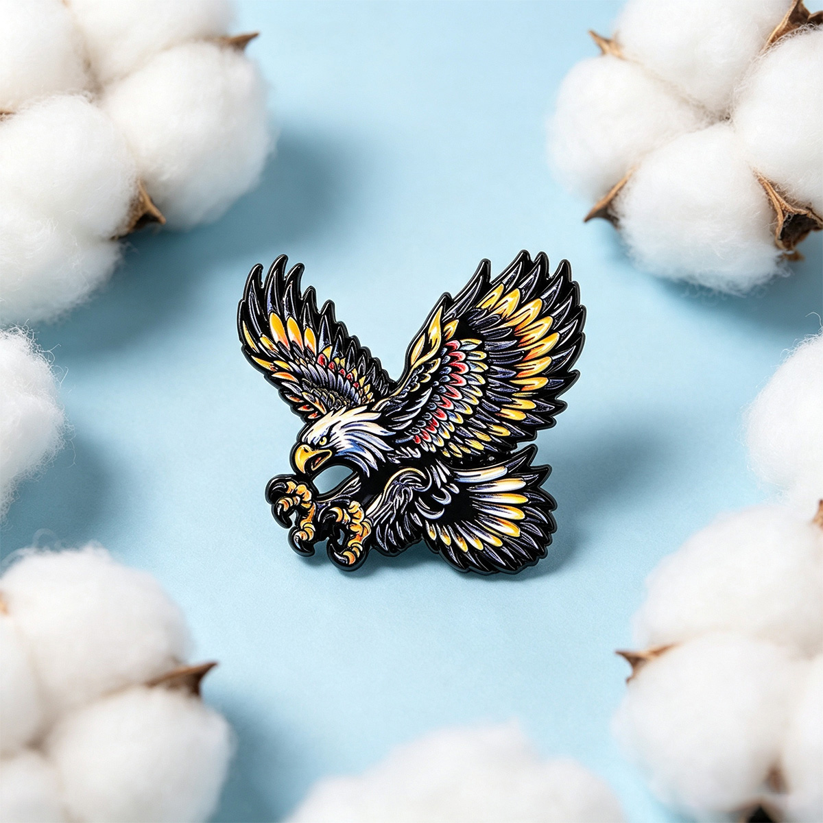 9pcs Flying Eagle Enamel Pin B - Men'S Accessories Backpack ulasan dan harga
