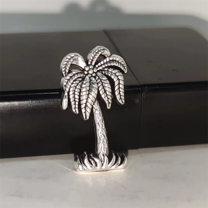 Creative Silver Coconut Tree D - Men Accessories In Silver ulasan dan harga