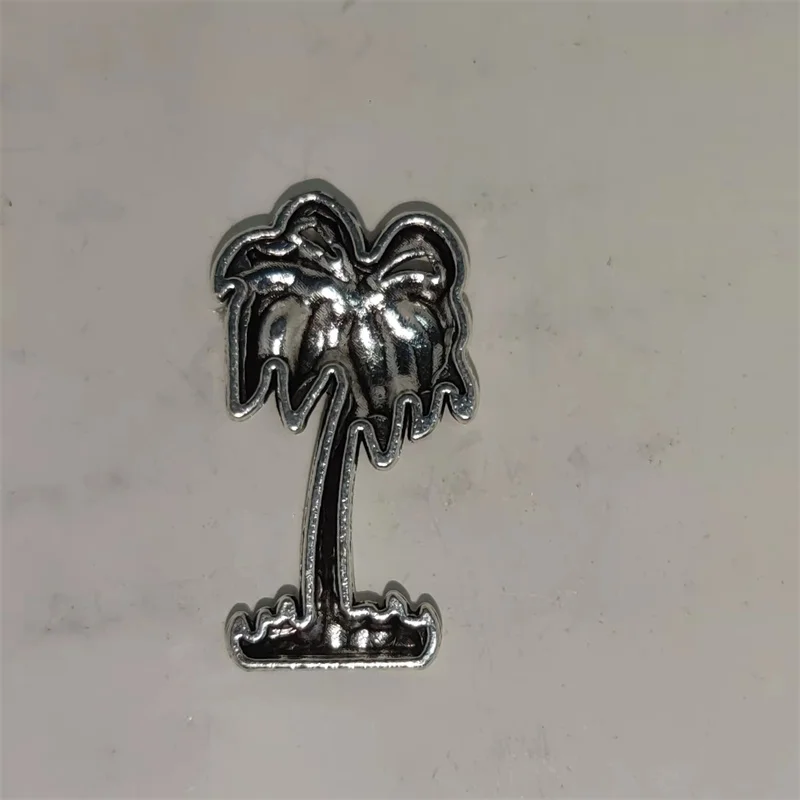 Creative Silver Coconut Tree D - Men Accessories In Silver ulasan dan harga