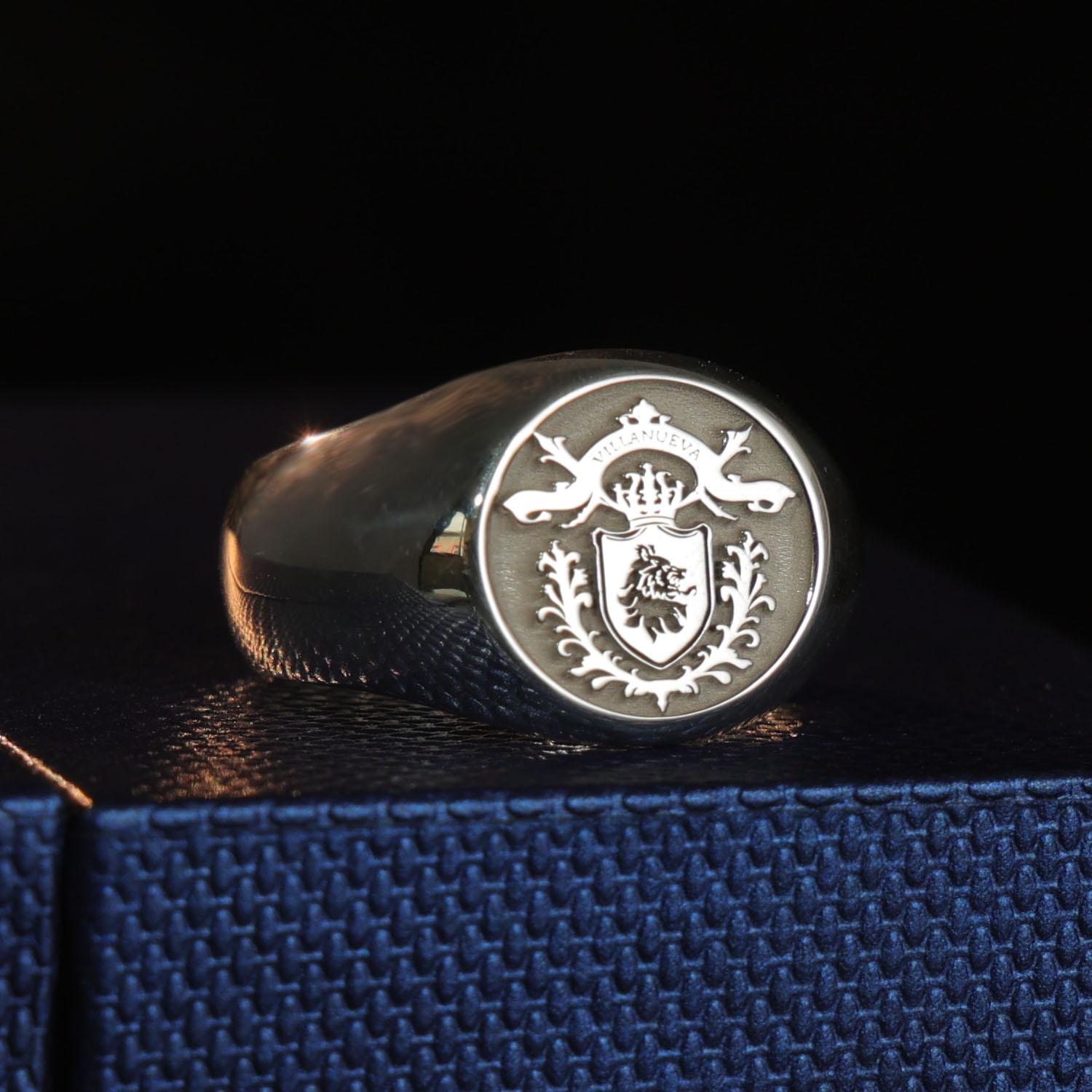 17mm Round 925 Solid Silver Me - Signet Ring Men ulasan dan harga