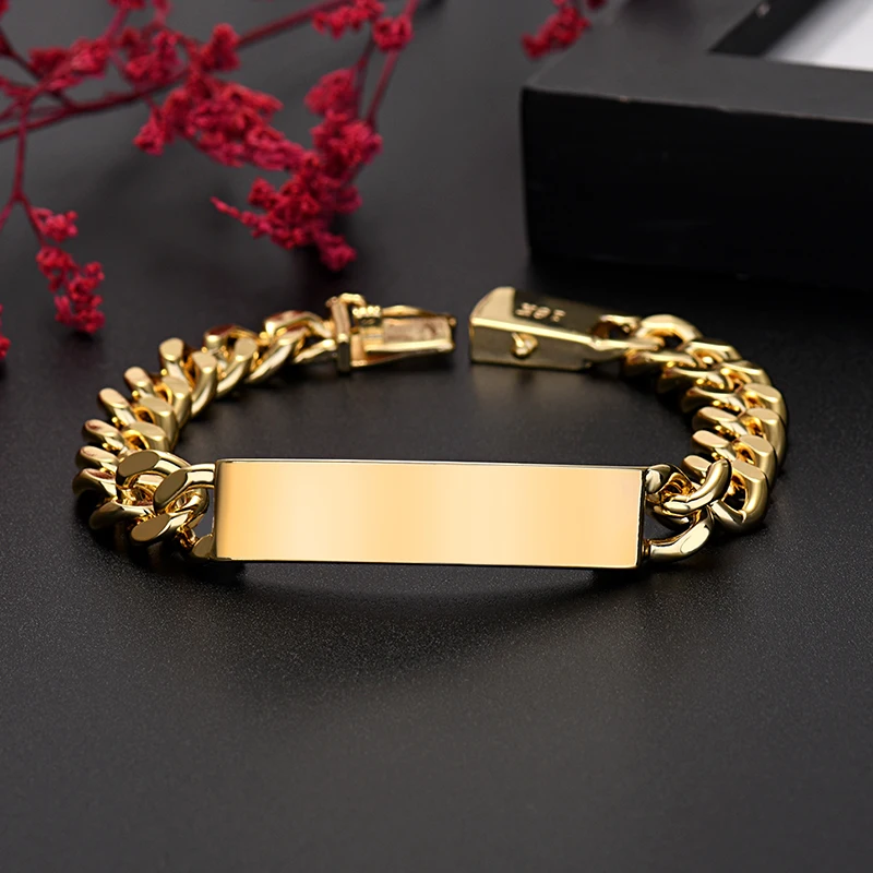 Fine Creative 18K Gold bracele - Men'S Accessories Jewelry Brands ulasan dan harga
