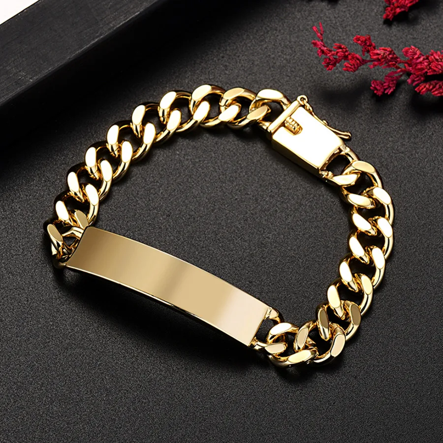 Fine Creative 18K Gold bracele - Men'S Accessories Jewelry Brands ulasan dan harga